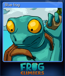 Series 1 - Card 2 of 5 - Blue frog