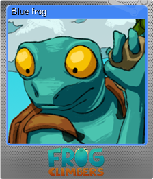 Series 1 - Card 2 of 5 - Blue frog