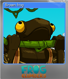 Series 1 - Card 3 of 5 - Brown frog