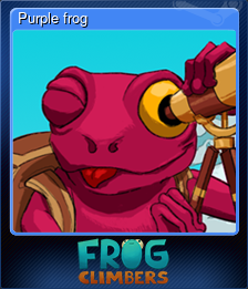 Series 1 - Card 1 of 5 - Purple frog