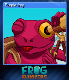 Purple frog