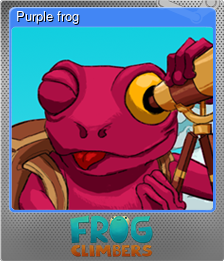Series 1 - Card 1 of 5 - Purple frog