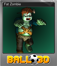 Series 1 - Card 2 of 12 - Fat Zombie