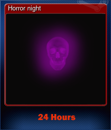 Series 1 - Card 5 of 5 - Horror night