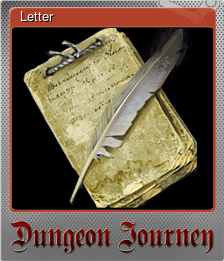 Series 1 - Card 4 of 5 - Letter