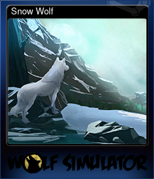 Series 1 - Card 1 of 5 - Snow Wolf