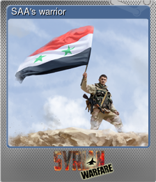 Series 1 - Card 5 of 6 - SAA's warrior