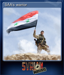 Series 1 - Card 5 of 6 - SAA's warrior