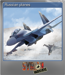 Series 1 - Card 2 of 6 - Russian planes