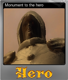 Series 1 - Card 4 of 5 - Monument to the hero