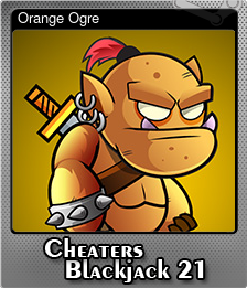 Series 1 - Card 3 of 5 - Orange Ogre