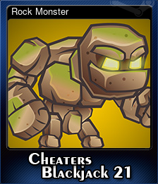 Series 1 - Card 5 of 5 - Rock Monster
