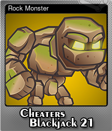 Series 1 - Card 5 of 5 - Rock Monster