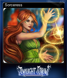 Series 1 - Card 6 of 9 - Sorceress