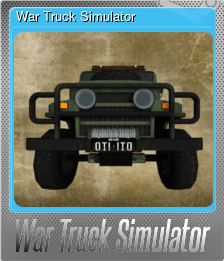 Series 1 - Card 2 of 6 - War Truck Simulator
