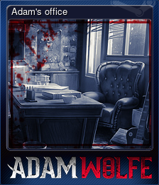 Series 1 - Card 5 of 8 - Adam's office