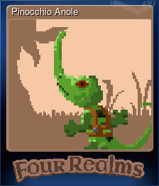 Series 1 - Card 1 of 8 - Pinocchio Anole