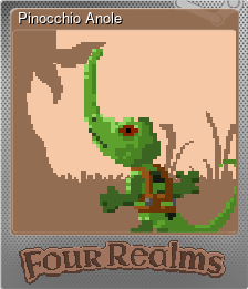 Series 1 - Card 1 of 8 - Pinocchio Anole