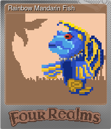 Series 1 - Card 2 of 8 - Rainbow Mandarin Fish