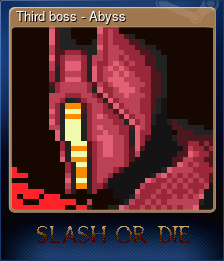 Series 1 - Card 5 of 6 - Third boss - Abyss