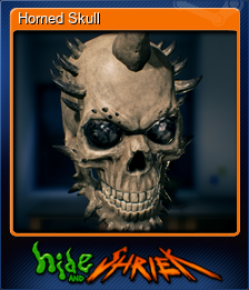Series 1 - Card 1 of 5 - Horned Skull