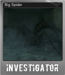 Series 1 - Card 3 of 5 - Big Spider