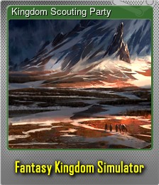 Series 1 - Card 3 of 5 - Kingdom Scouting Party