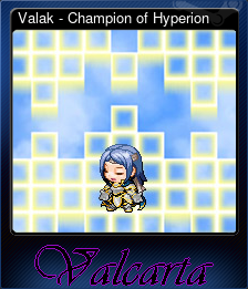 Series 1 - Card 2 of 5 - Valak - Champion of Hyperion