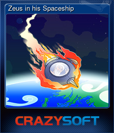 Series 1 - Card 2 of 5 - Zeus in his Spaceship