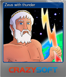 Series 1 - Card 1 of 5 - Zeus with thunder