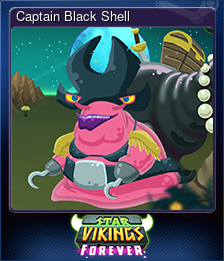 Series 1 - Card 2 of 6 - Captain Black Shell