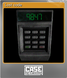 Series 1 - Card 2 of 7 - Lost code