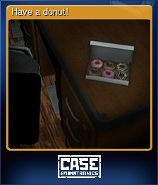 Series 1 - Card 5 of 7 - Have a donut!