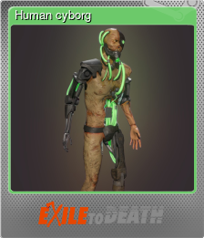 Series 1 - Card 2 of 11 - Human cyborg