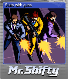Series 1 - Card 5 of 5 - Suits with guns