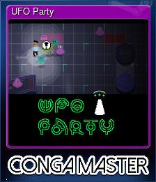 Series 1 - Card 5 of 9 - UFO Party