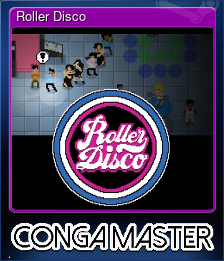 Series 1 - Card 3 of 9 - Roller Disco