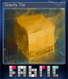 Series 1 - Card 6 of 6 - Gravity Tile