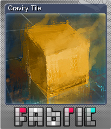 Series 1 - Card 6 of 6 - Gravity Tile