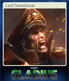 Series 1 - Card 4 of 7 - Lord Commissar