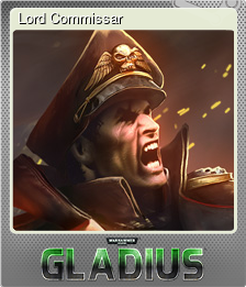 Series 1 - Card 4 of 7 - Lord Commissar