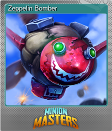 Series 1 - Card 5 of 6 - Zeppelin Bomber