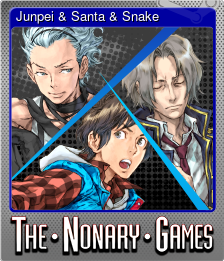 Series 1 - Card 1 of 7 - Junpei & Santa & Snake