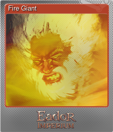 Series 1 - Card 2 of 7 - Fire Giant