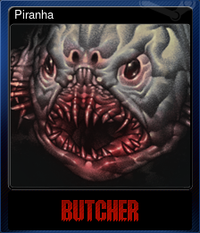 Series 1 - Card 5 of 5 - Piranha