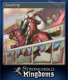 Series 1 - Card 3 of 6 - Jousting