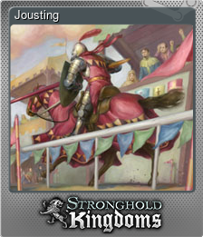 Series 1 - Card 3 of 6 - Jousting