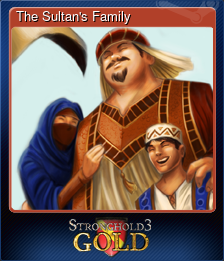 Series 1 - Card 6 of 9 - The Sultan's Family