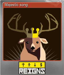 Series 1 - Card 3 of 5 - Majestic song