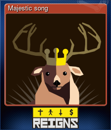 Series 1 - Card 3 of 5 - Majestic song